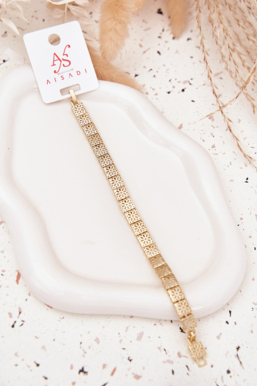 Aproce  no nerūsējošā tērauda Zelta krāsas