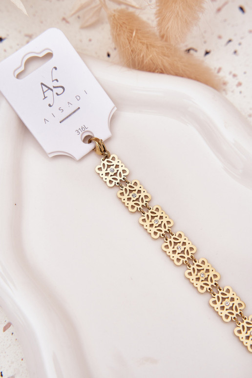  Aproce  ar mirdzošiem spīdumiņiem Stal Chirurgiczna Zelta krāsas