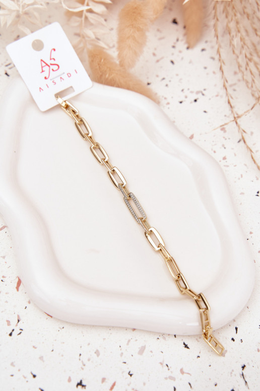 Aproce   no nerūsējošā tērauda Zelta krāsas