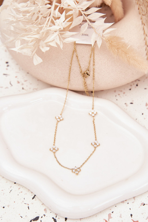   Z uszkami Stal Chirurgiczna Zelta krāsas