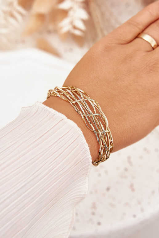 Aproce  no nerūsējošā tērauda Zelta krāsas