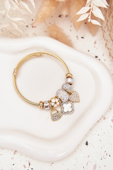 Aproce z Zawieszkami Charms Zelta krāsas 2