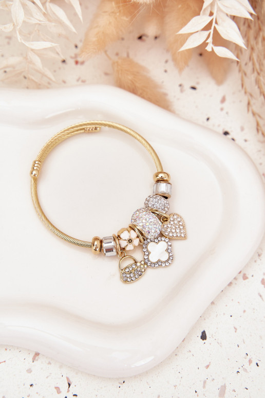 Aproce z Zawieszkami Charms Zelta krāsas