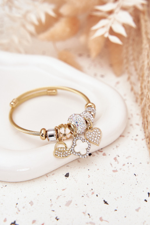 Aproce z Zawieszkami Charms Zelta krāsas