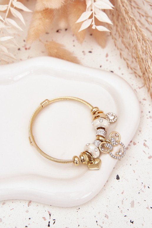 Aproce z Zawieszkami Charms Zelta krāsas