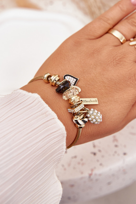 Aproce z Zawieszkami Charms Zelta krāsas