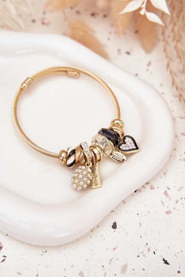 Aproce z Zawieszkami Charms Zelta krāsas 2