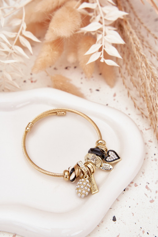 Aproce z Zawieszkami Charms Zelta krāsas