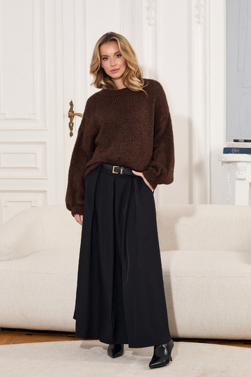 Tumši brūns džemperis 2