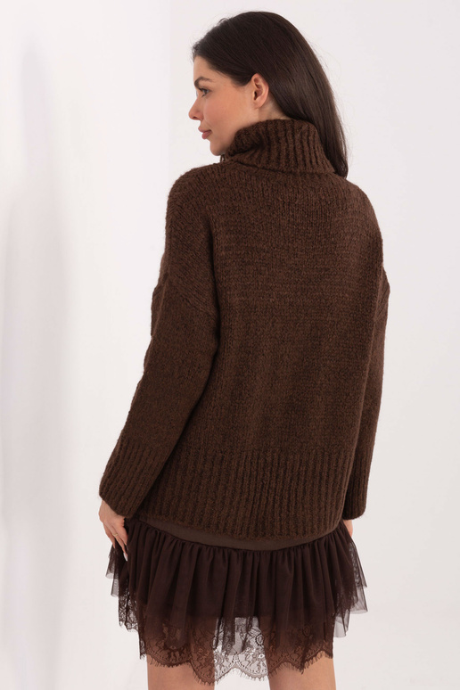 Tumši brūns džemperis