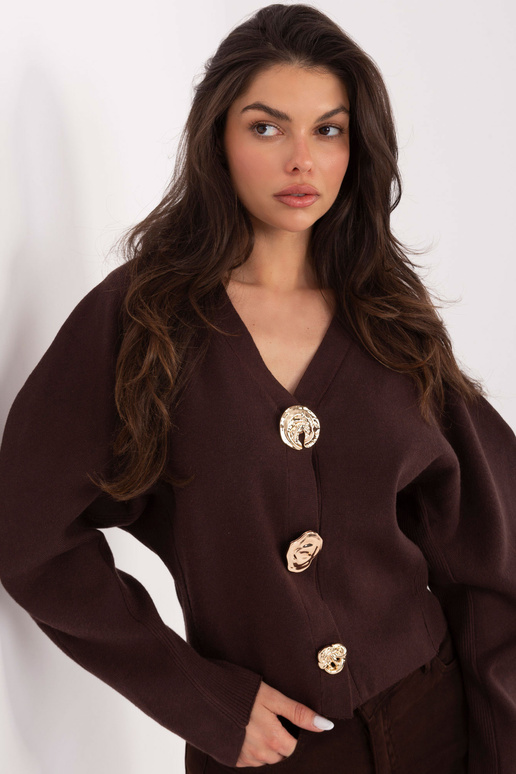 Tumši brūns džemperis