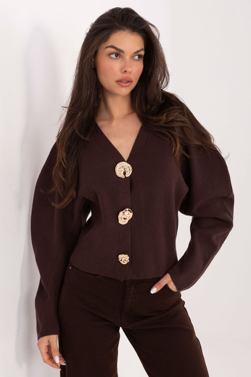 Tumši brūns džemperis