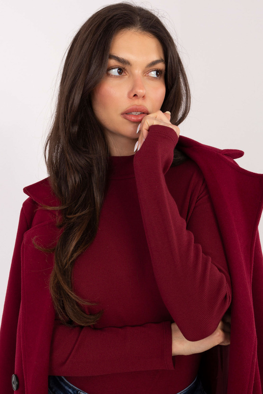 Bordo krāsas blūze