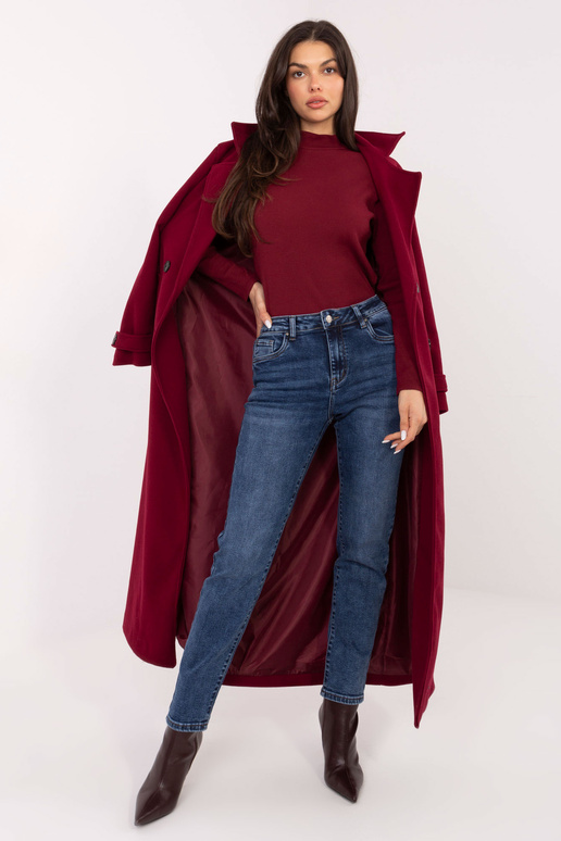 Bordo krāsas blūze