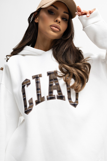 Blūze zila ar ekrū