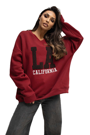 Bordo krāsas džemperis ar... 2