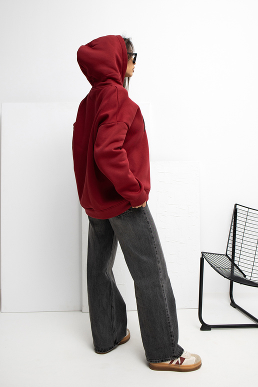 Bordo krāsas džemperis RV BL