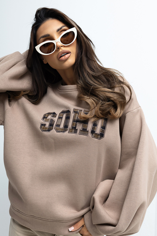 Blūze tumši smilškrāsas