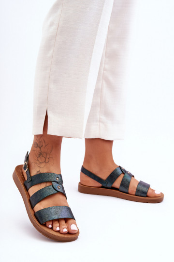 spīdīgs Sieviešu basenes haki krāsas Catalia 2