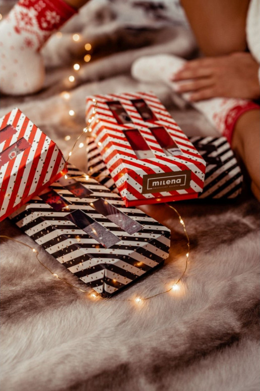  Świąteczny Skarpety 3 Pāris Pudełku