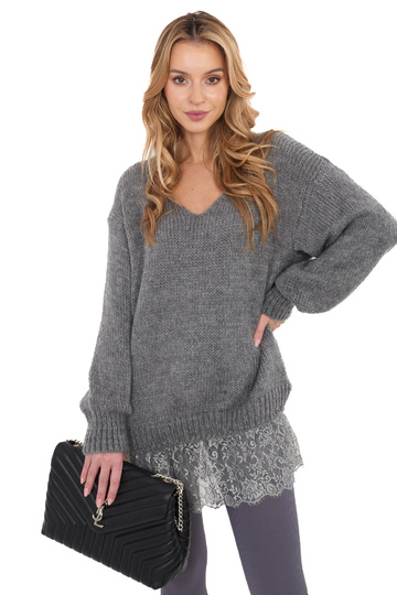 Džemperis tumši pelēks