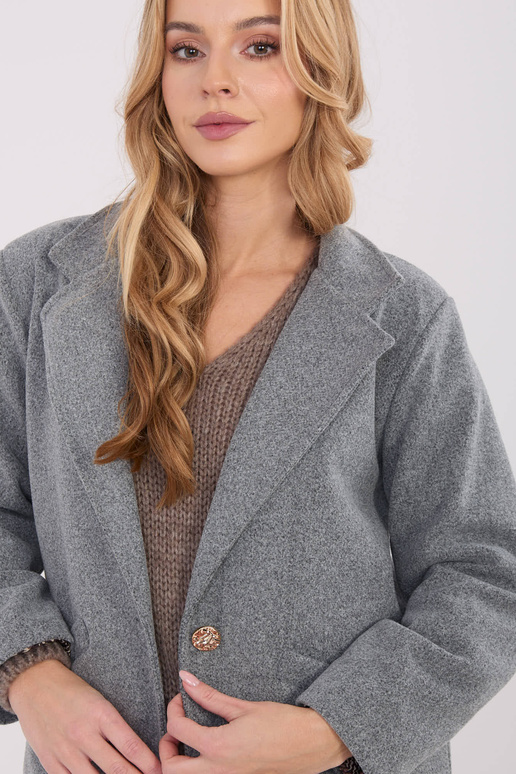 Mētelis tumši pelēks