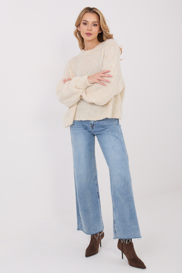 Džemperis gaiši smilškrāsas 2