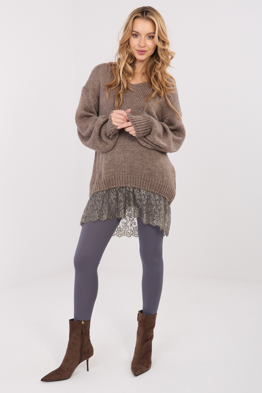 Džemperis tumši smilškrāsas