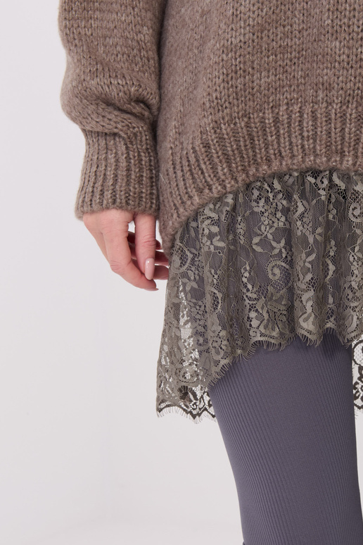 Džemperis tumši smilškrāsas