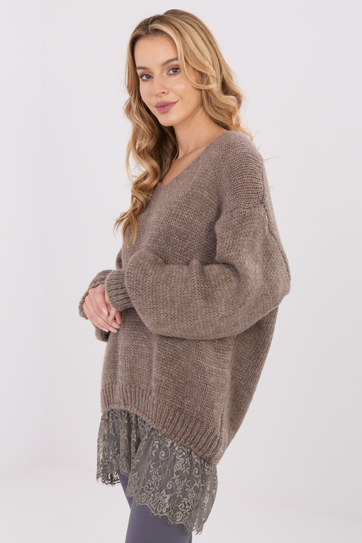 Džemperis tumši smilškrāsas