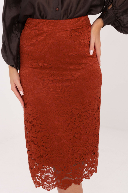 Tumši oranža svārki