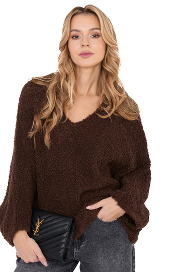 Tumši brūns džemperis 2