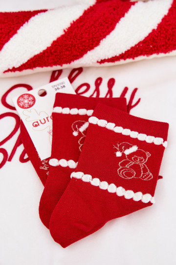 Zeķes  Christmas   Santa Clausa sarkanas krāsas 2