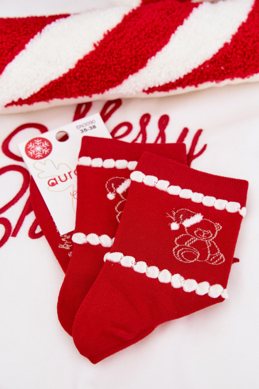 Zeķes  Christmas   Santa Clausa sarkanas krāsas