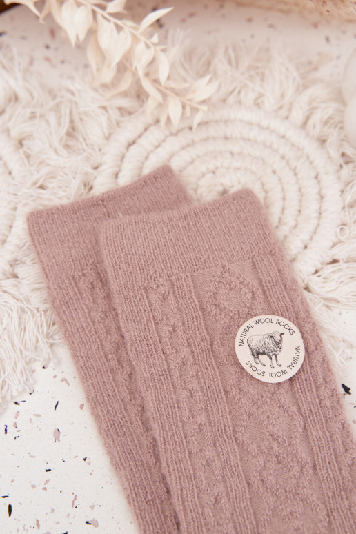 Zeķes  Wełniane smilšu krāsas