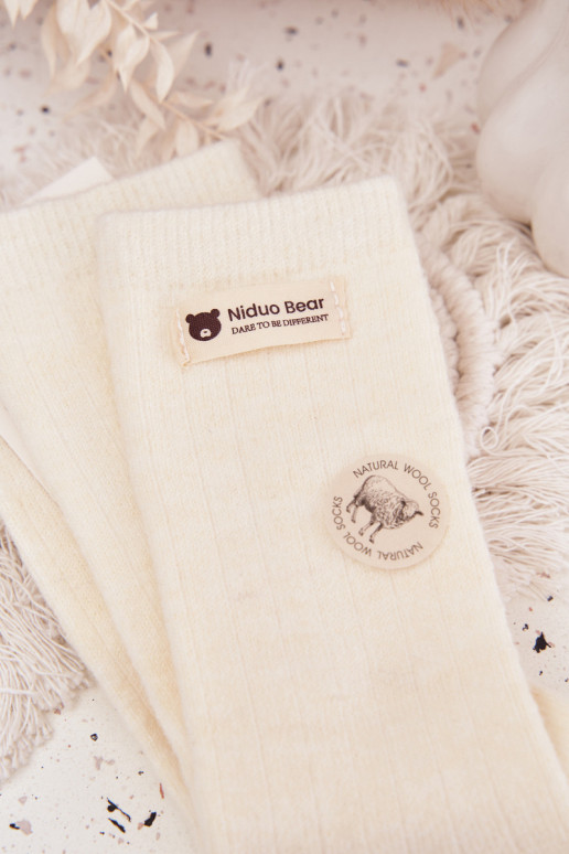 silti Wełniane Zeķes  Z Naszywką 