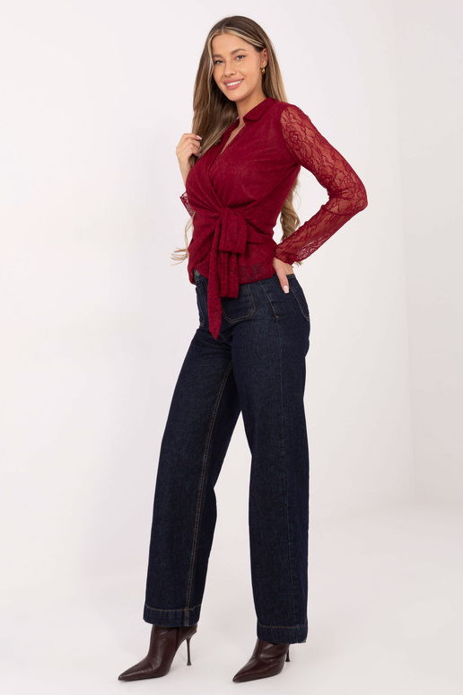 Blūze bordo krāsā