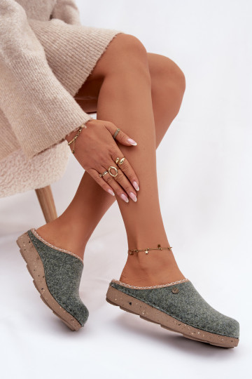 apavi mājas Čības  Inblu ED000031 Zaļas krāsas