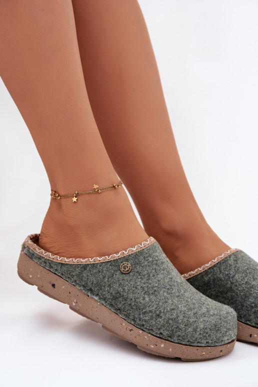 apavi mājas Čības  Inblu ED000031 Zaļas krāsas