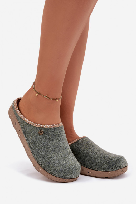 apavi mājas Čības  Inblu ED000031 Zaļas krāsas