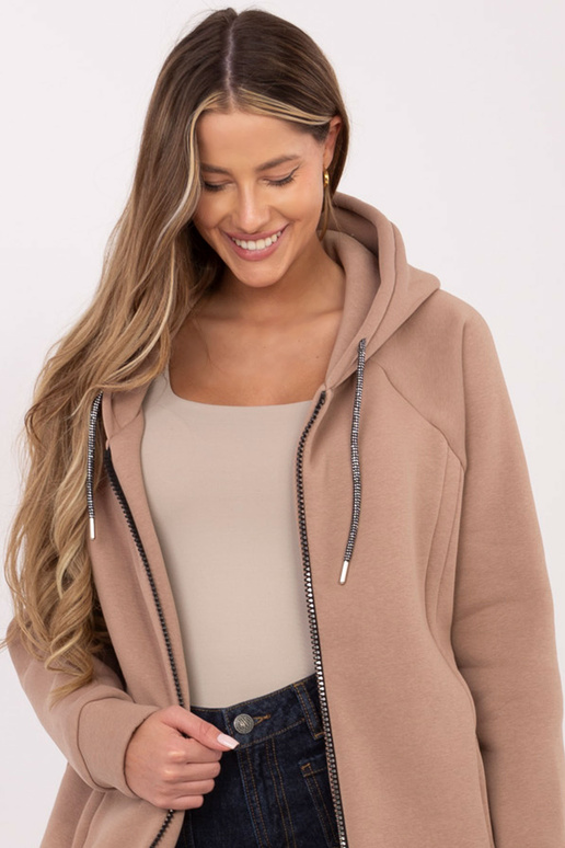 Tumši smilšu krāsas blūze