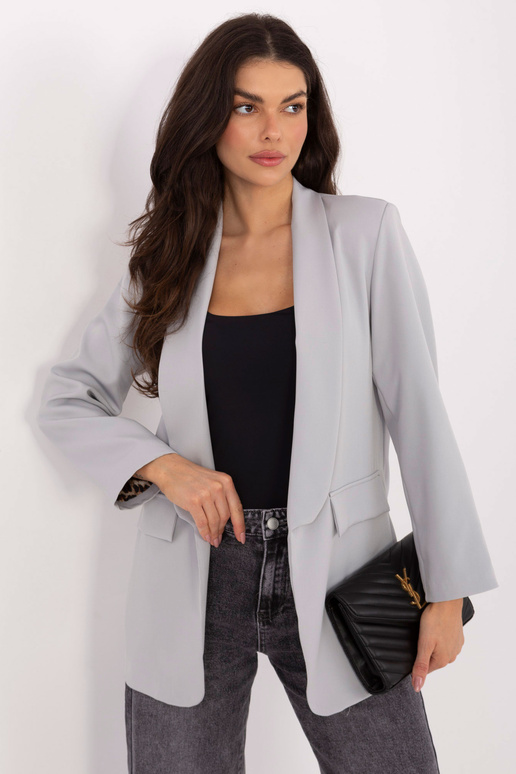 Gaiši pelēka žakete