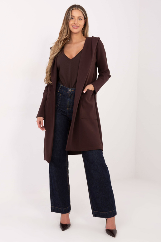 Tumši brūns mētelis