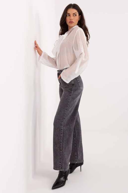 Tumši pelēkas džinsa bikses