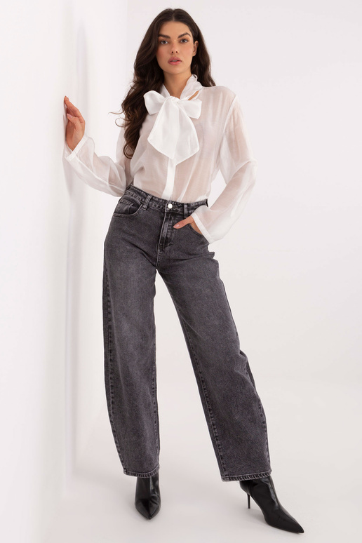 Tumši pelēkas džinsa bikses