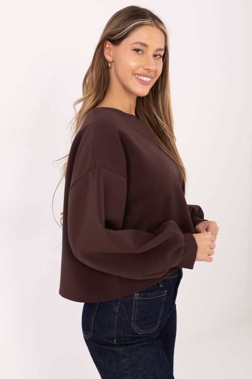 Tumši brūna blūze