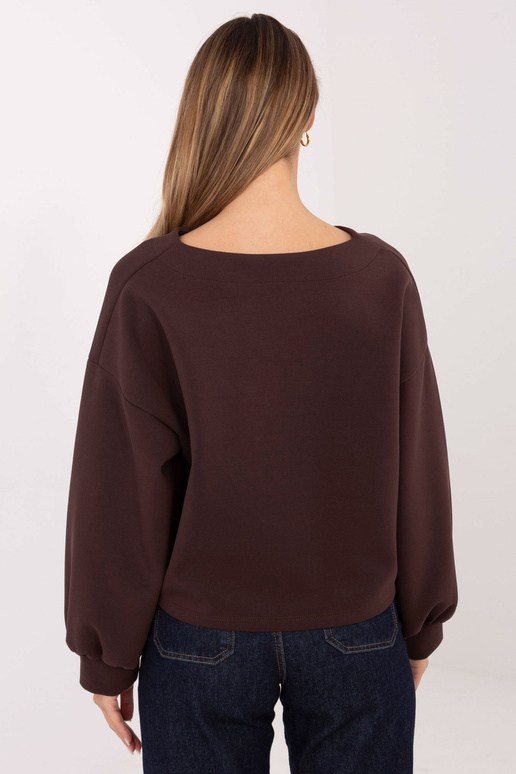 Tumši brūna blūze