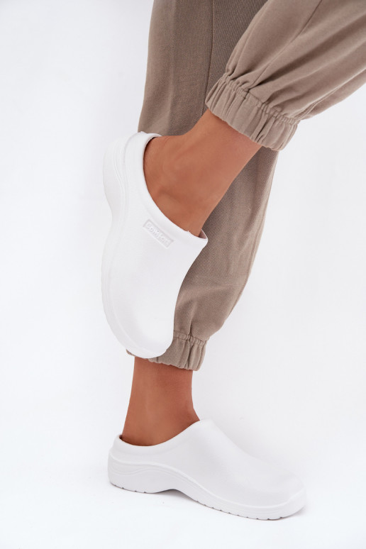 Vieglas čības uz pirksta Čības   baltas krāsas Parissa