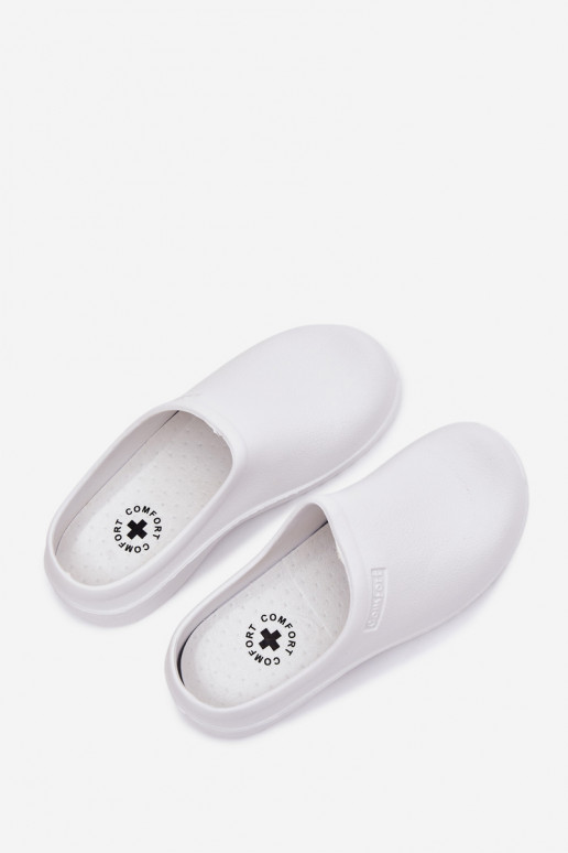 Vieglas čības uz pirksta Čības   baltas krāsas Parissa