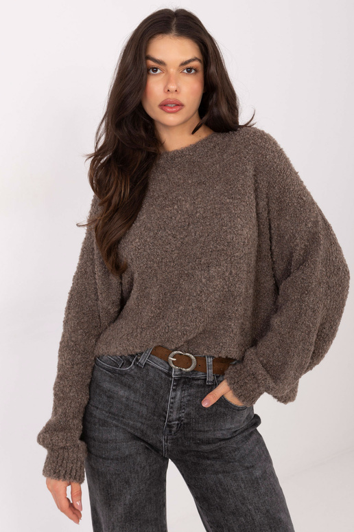 Tumši smilškrāsas džemperis